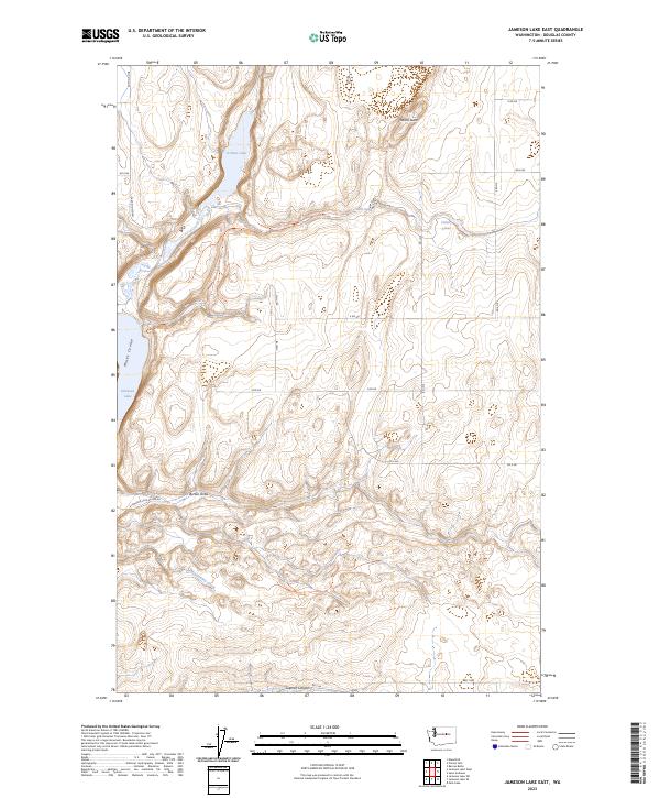USGS Topographic Map – Jameson Lake East