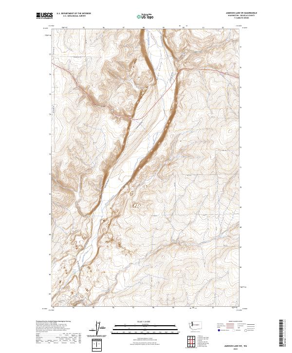 USGS Topographic Map – Jameson Lake SW