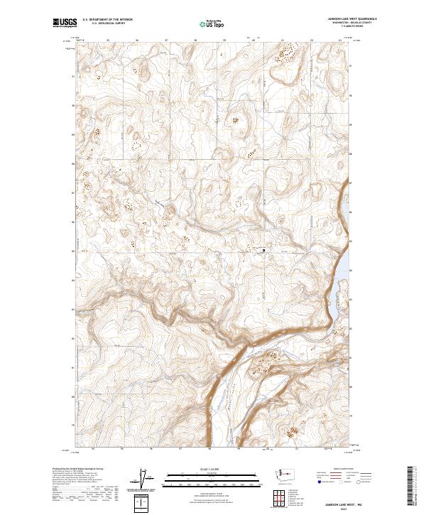 USGS Topographic Map – Jameson Lake West