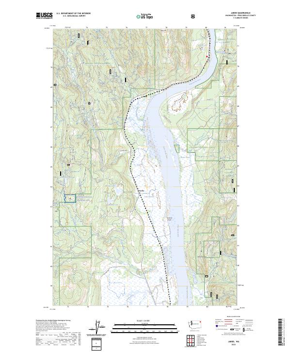 USGS Topographic Map – Jared