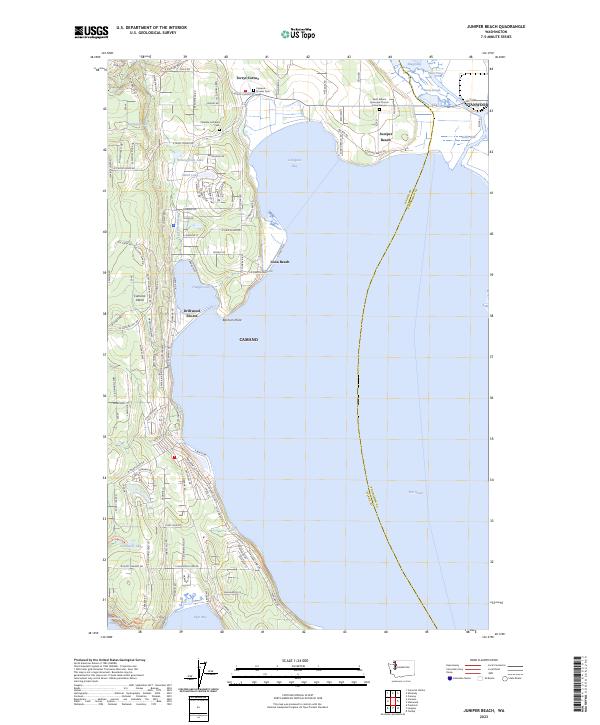 USGS Topographic Map – Juniper Beach