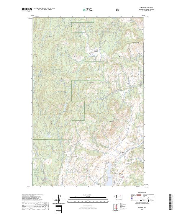 USGS Topographic Map – Karamin
