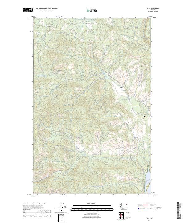 USGS Topographic Map – Kewa