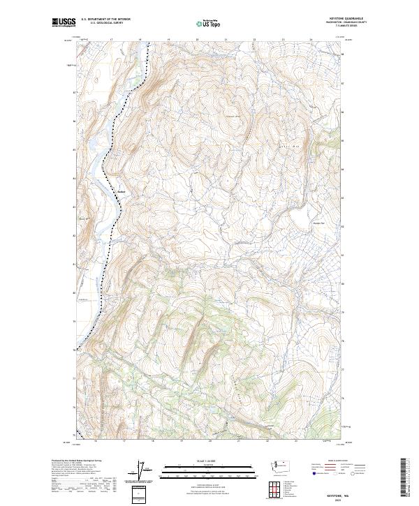 USGS Topographic Map – Keystone