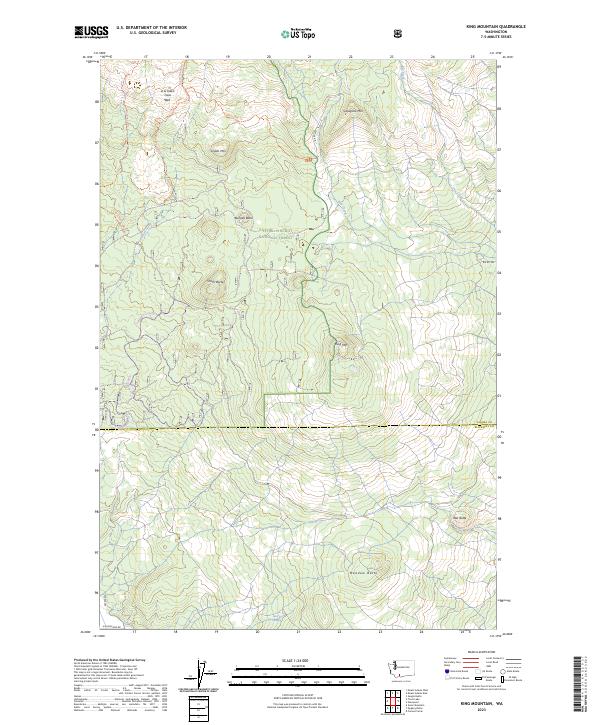 USGS Topographic Map – King Mountain