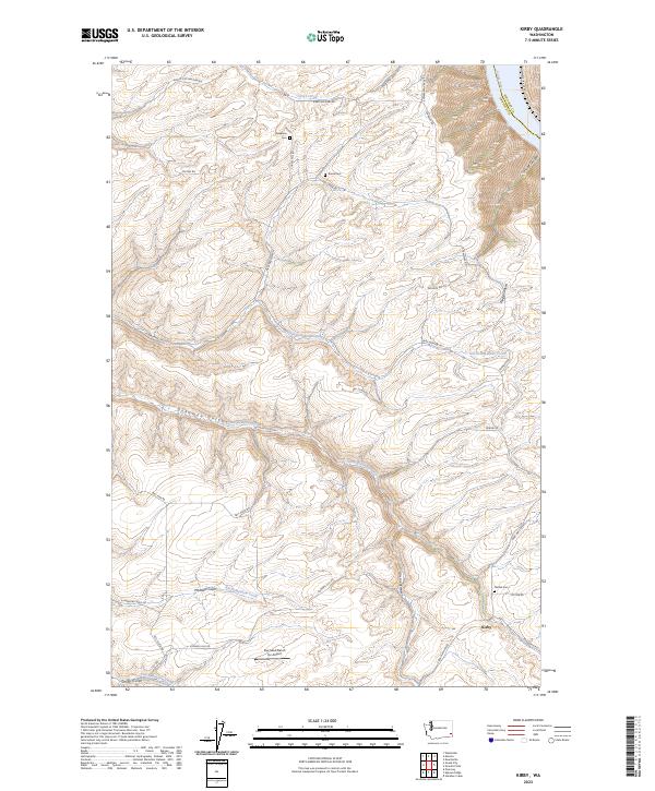 USGS Topographic Map – Kirby