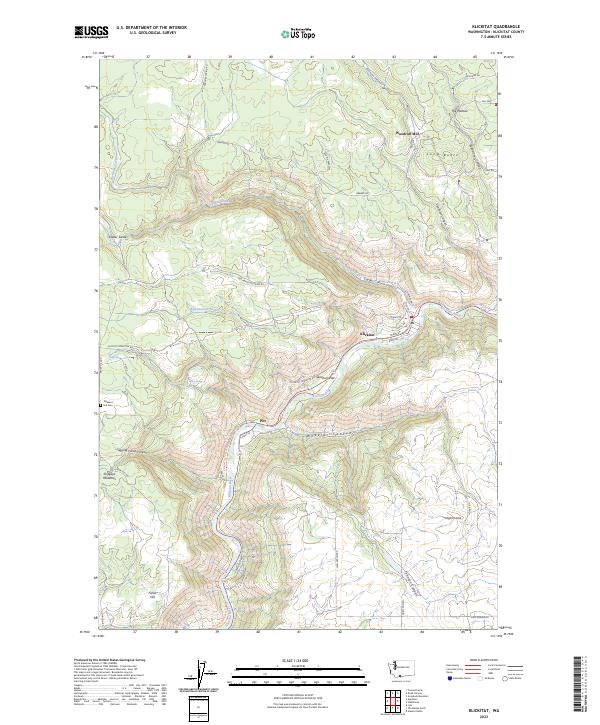 USGS Topographic Map – Klickitat