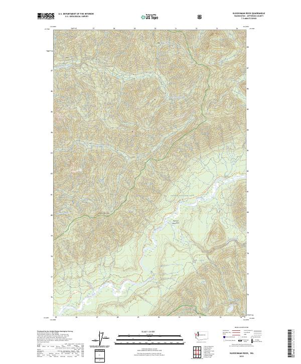 USGS Topographic Map – Kloochman Rock
