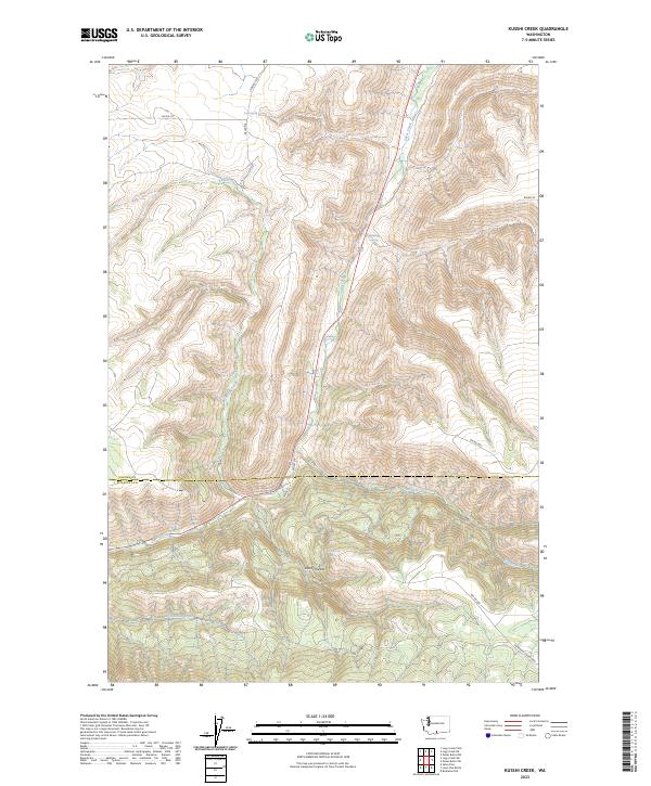 USGS Topographic Map – Kusshi Creek