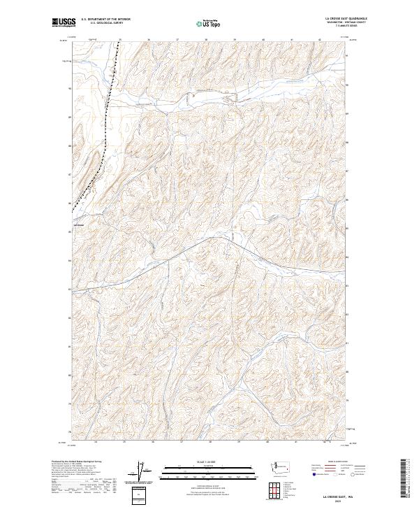 2023 Map of La Crosse East, 2023 Print