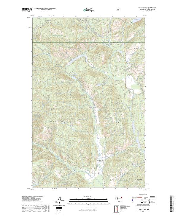 USGS Topographic Map – La Fleur Lake