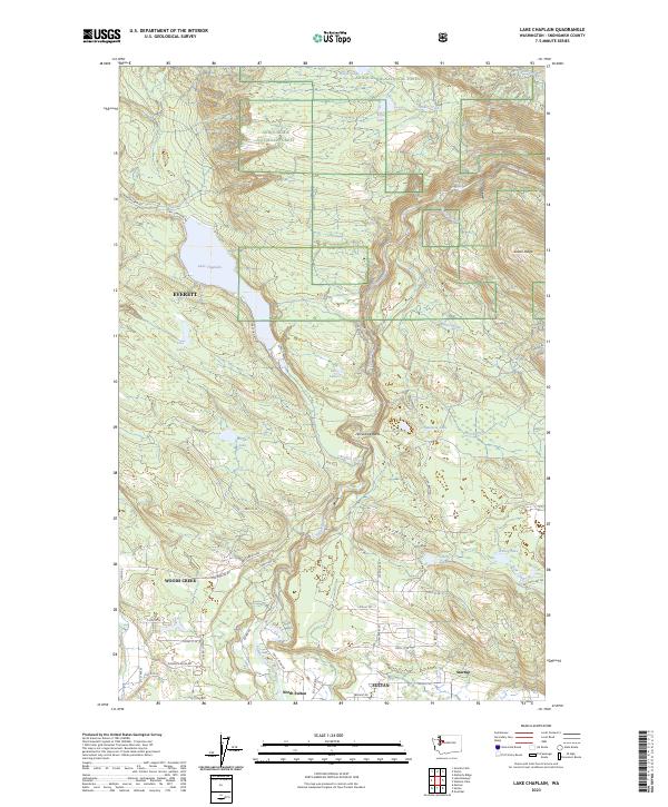 USGS Topographic Map – Lake Chaplain
