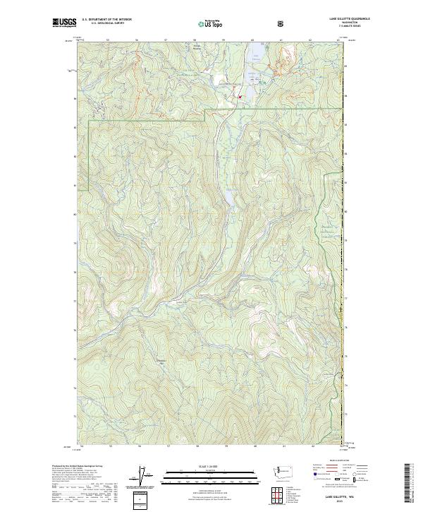 USGS Topographic Map – Lake Gillette