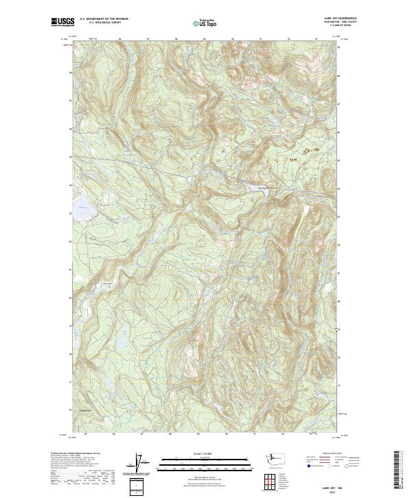 USGS Topographic Map – Lake Joy