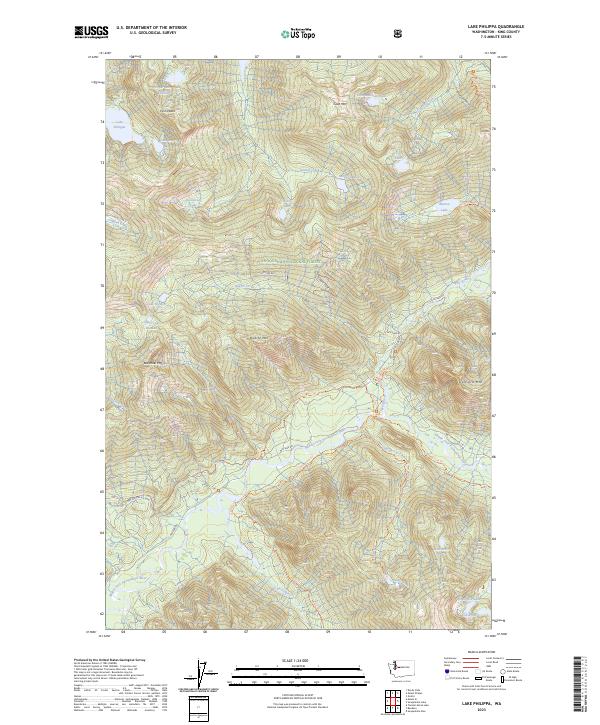 USGS Topographic Map – Lake Philippa