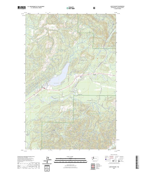 USGS Topographic Map – Lake Pleasant