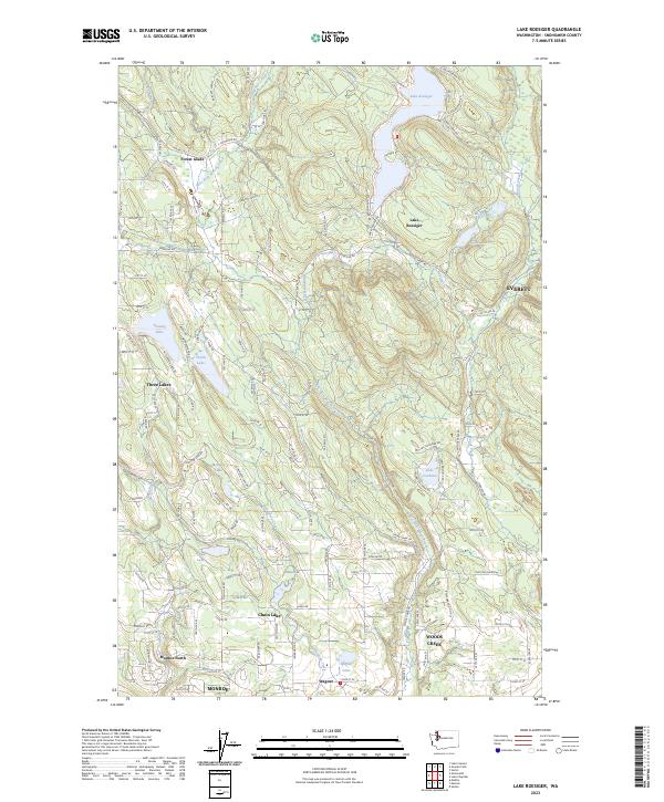 USGS Topographic Map – Lake Roesiger