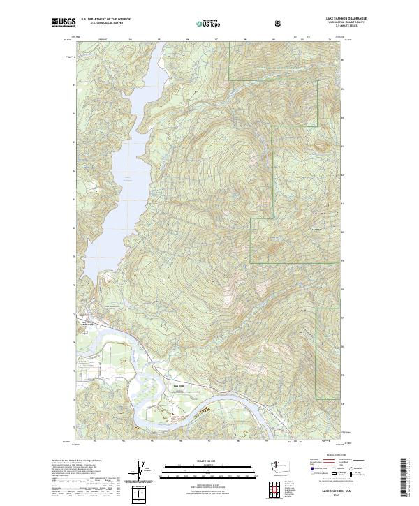 USGS Topographic Map – Lake Shannon