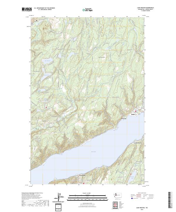 USGS Topographic Map – Lake Wooten