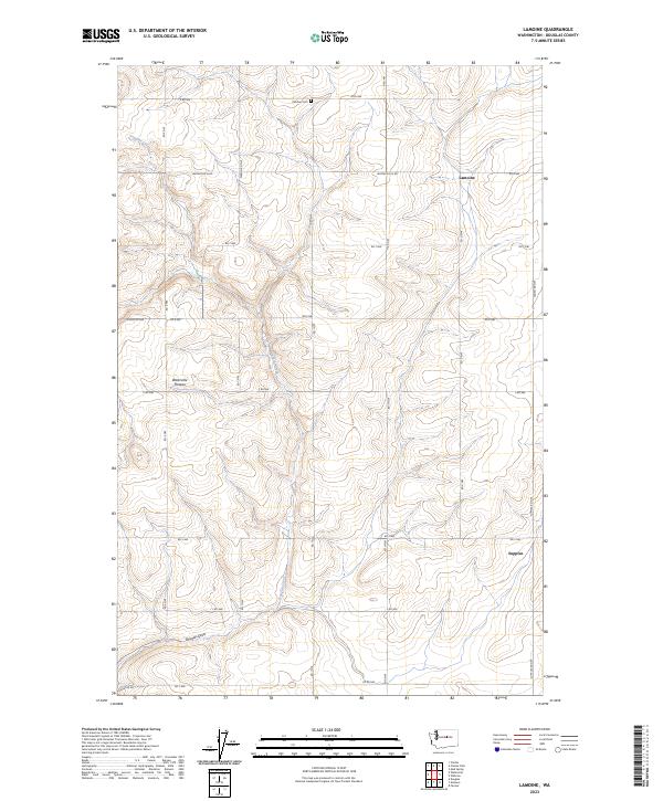 USGS Topographic Map – Lamoine
