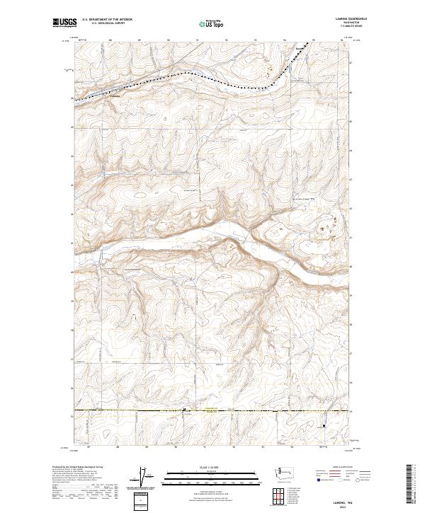 USGS Topographic Map – Lamona