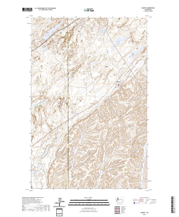 USGS Topographic Map – Lamont
