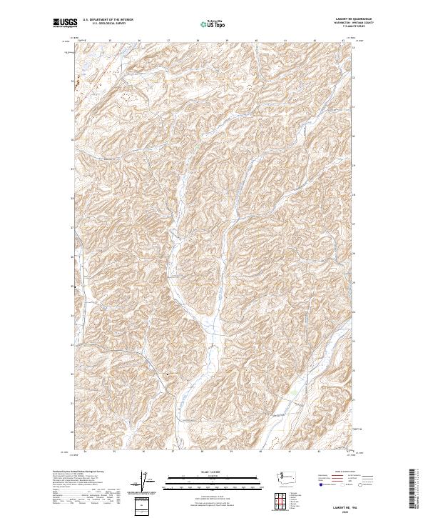 USGS Topographic Map – Lamont NE