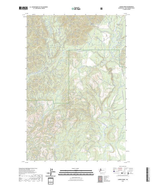 USGS Topographic Map – Larsen Creek