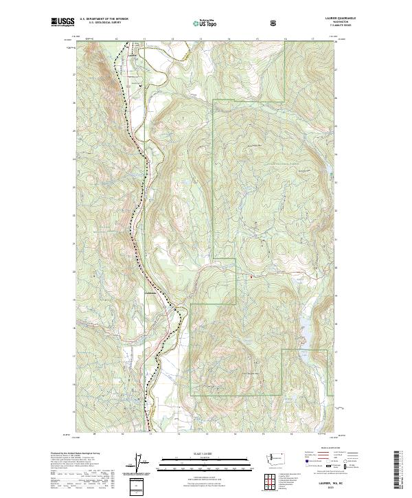 USGS Topographic Map – Laurier