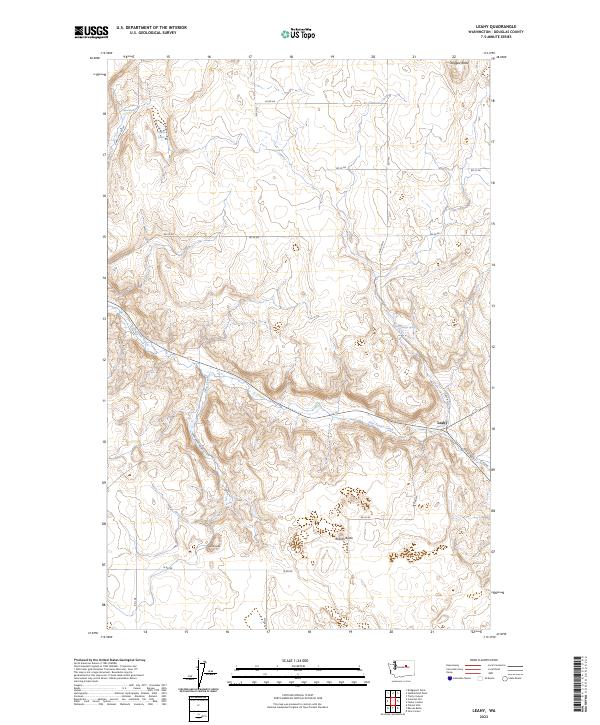 USGS Topographic Map – Leahy
