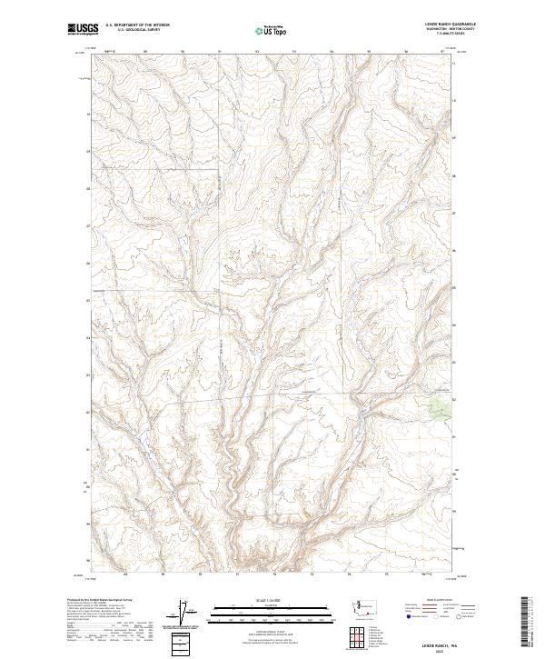 2023 Map of Lenzie Ranch, 2023 Print