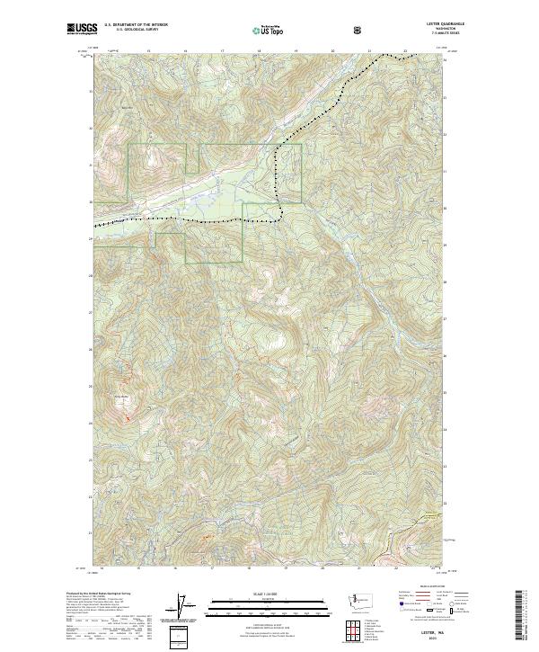 USGS Topographic Map – Lester