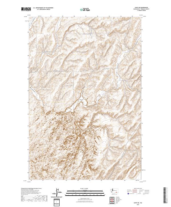 USGS Topographic Map – Levey NE
