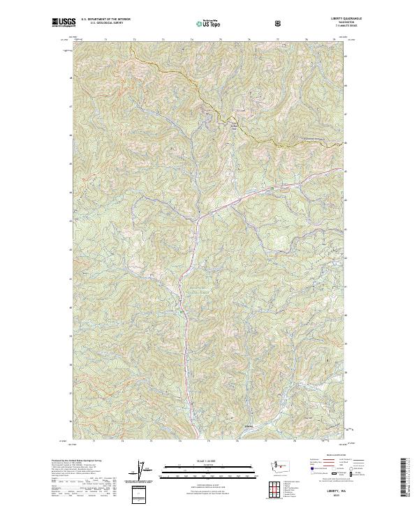 USGS Topographic Map – Liberty
