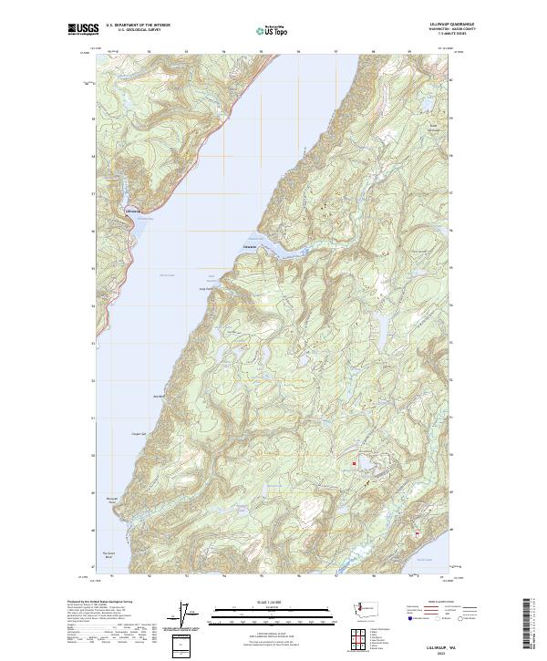 USGS Topographic Map – Lilliwaup