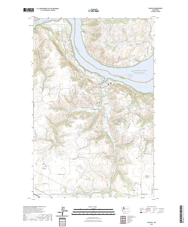USGS Topographic Map – Lincoln