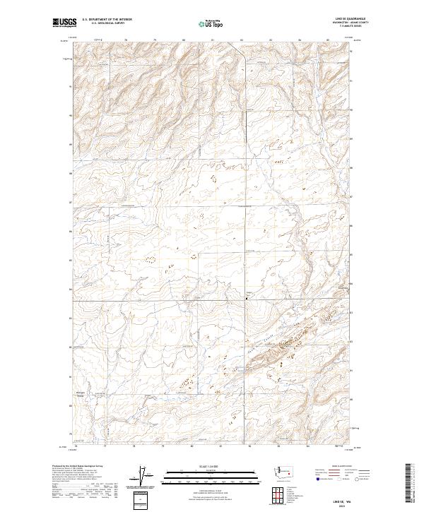 USGS Topographic Map – Lind SE