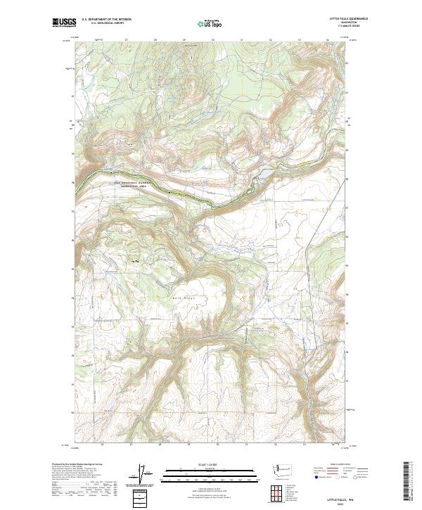 USGS Topographic Map – Little Falls