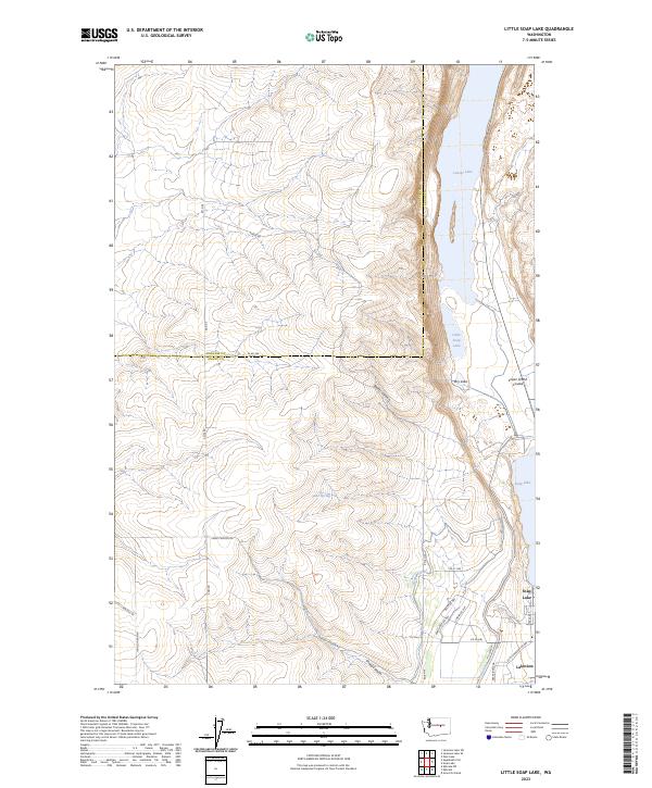 USGS Topographic Map – Little Soap Lake