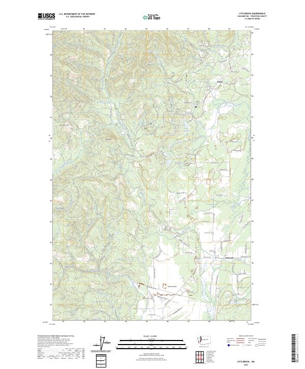 USGS Topographic Map – Littlerock