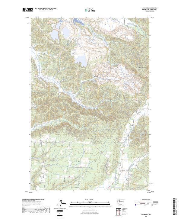 USGS Topographic Map – Logan Hill
