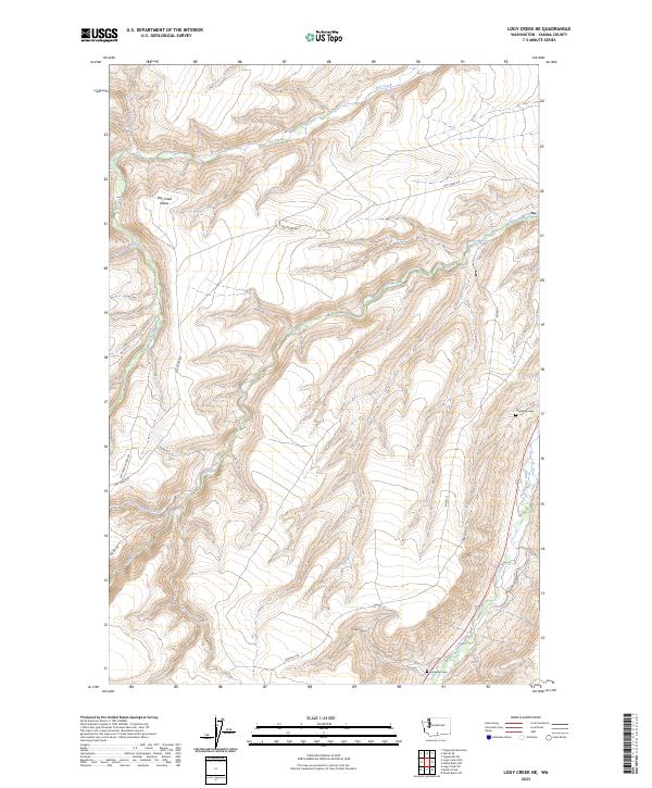USGS Topographic Map – Logy Creek NE
