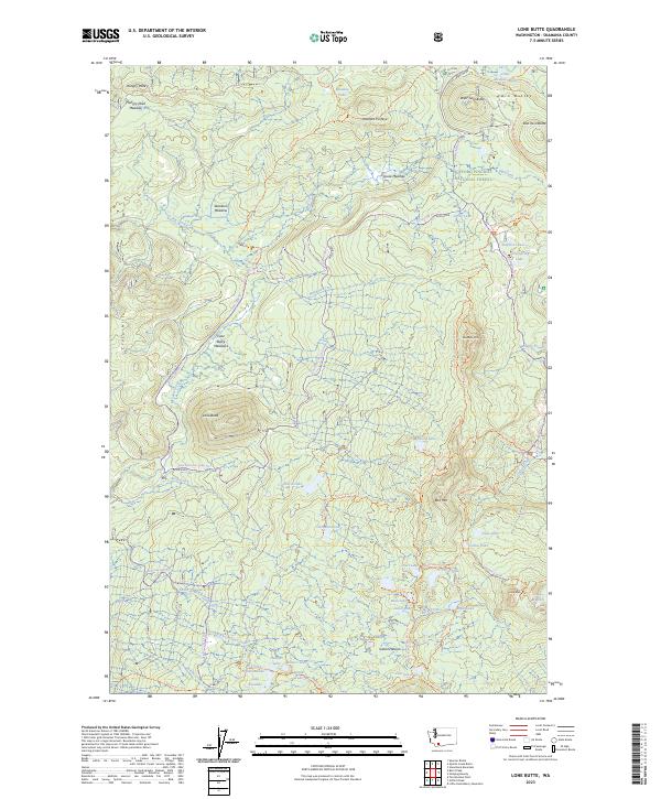 USGS Topographic Map – Lone Butte