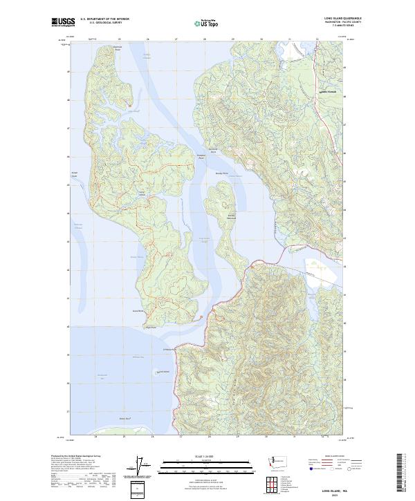 USGS Topographic Map – Long Island
