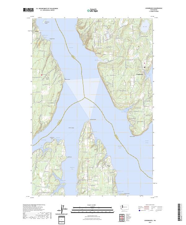 USGS Topographic Map – Longbranch