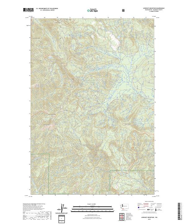 USGS Topographic Map – Lookout Mountain