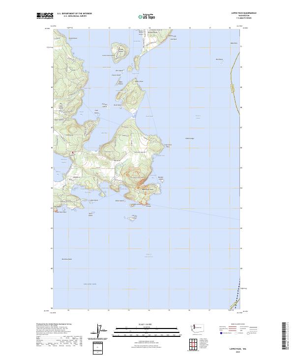 USGS Topographic Map – Lopez Pass