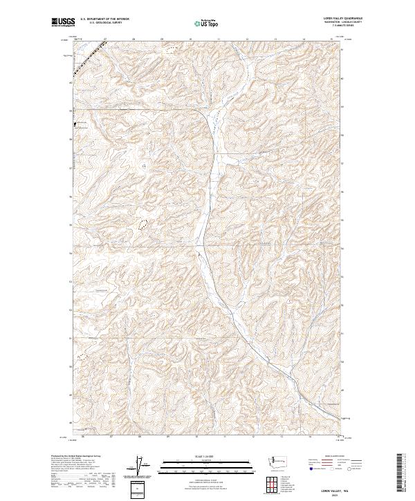 USGS Topographic Map – Lords Valley