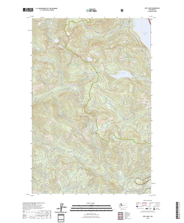 USGS Topographic Map – Lost Lake