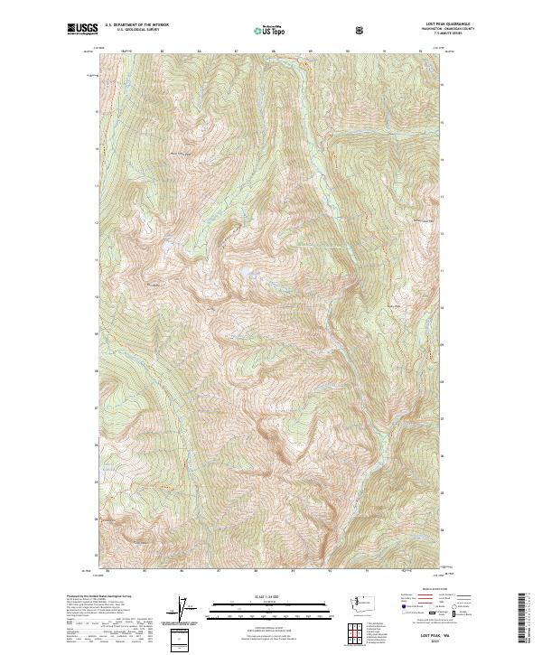 USGS Topographic Map – Lost Peak